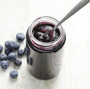 Wild Blueberry Spread on a spoon